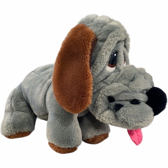 VINTAGE Animal Playthings Kennel Club Basset Hound Dog Plush Stuffed Animal 1986 - Picture 2 of 13